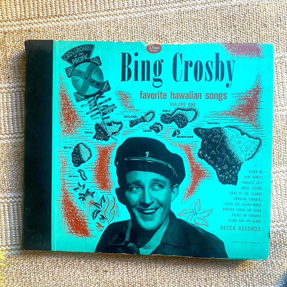 BING CROSBY - FAVORITE HAWAIIN SONGS 10” 1946